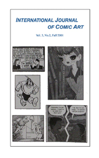 Cover of "International Journal of 
Comic Art" Vol.3,Nº 2 Fall 2001